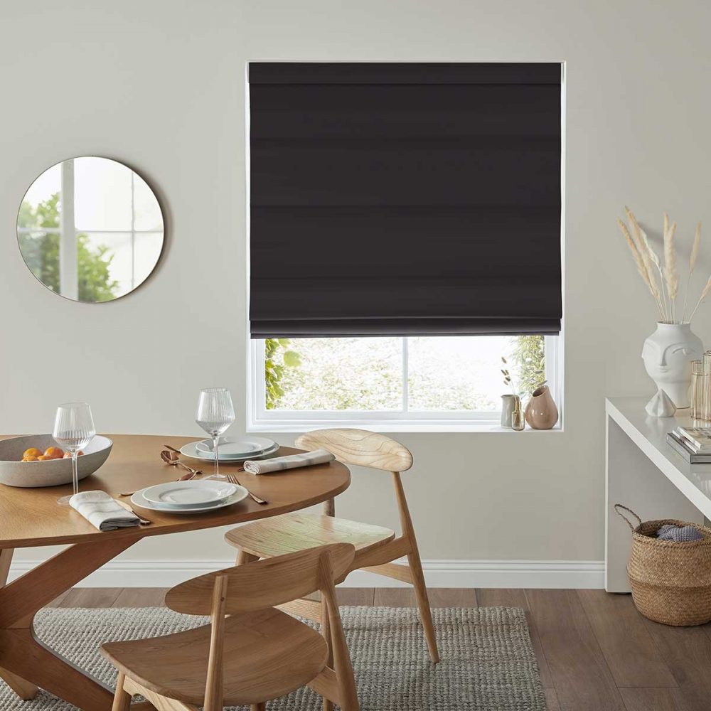 Salem Aubergine Roman Blind