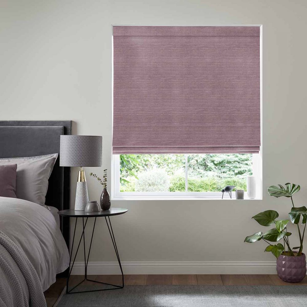 Vegas Plum Roman Blind