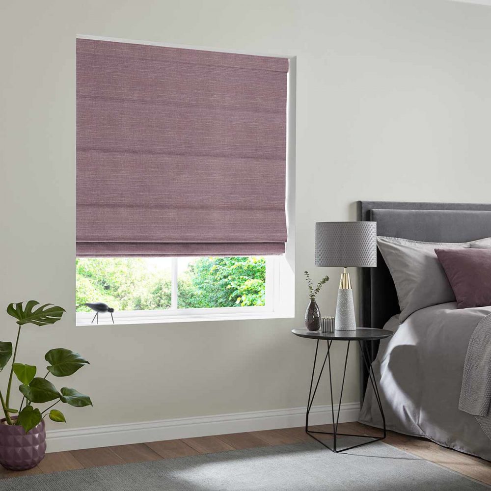 Vegas Plum Roman Blind