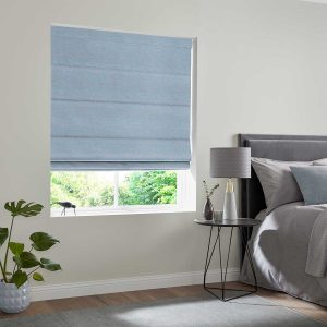 Vegas Blue Roman Blind