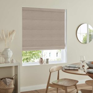 Vegas Praline Roman Blind