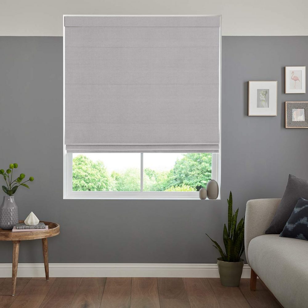 Vegas Silver Roman Blind