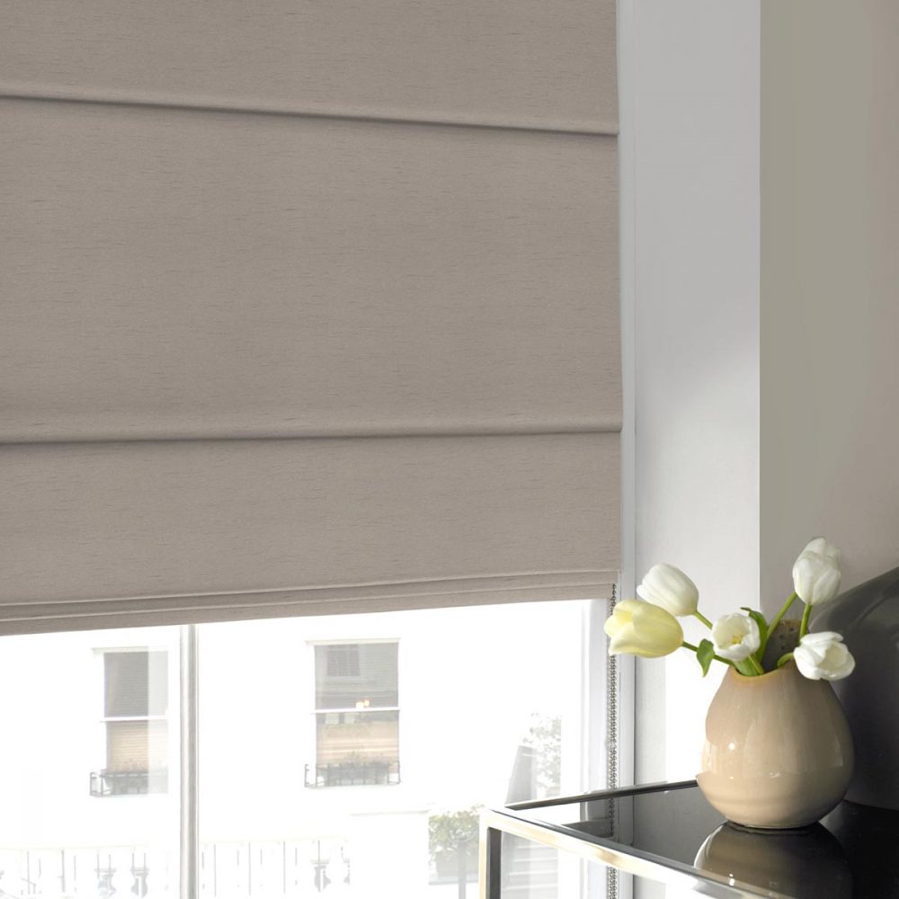 Albany Pewter Roman Blind