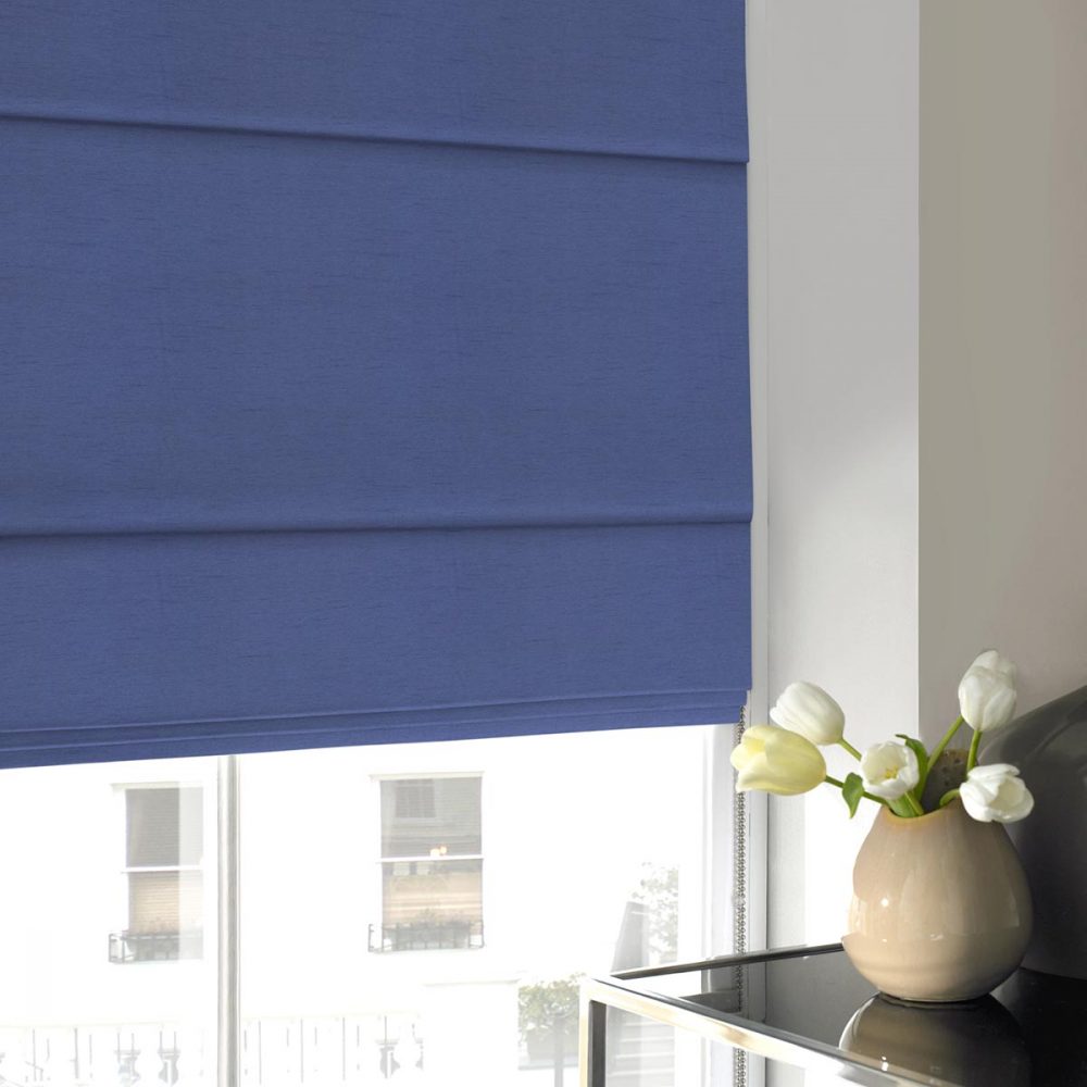 Karina Indigo Roman Blind