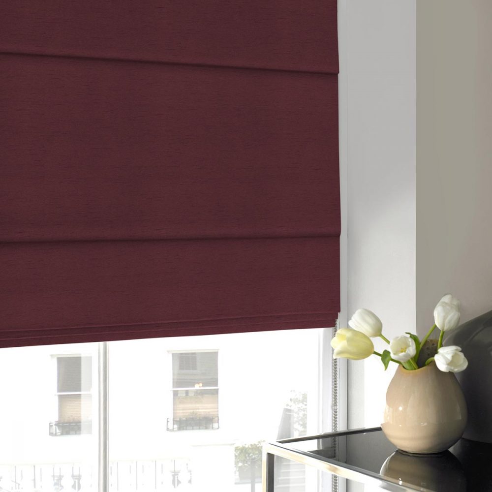 Karina Wine Roman Blind