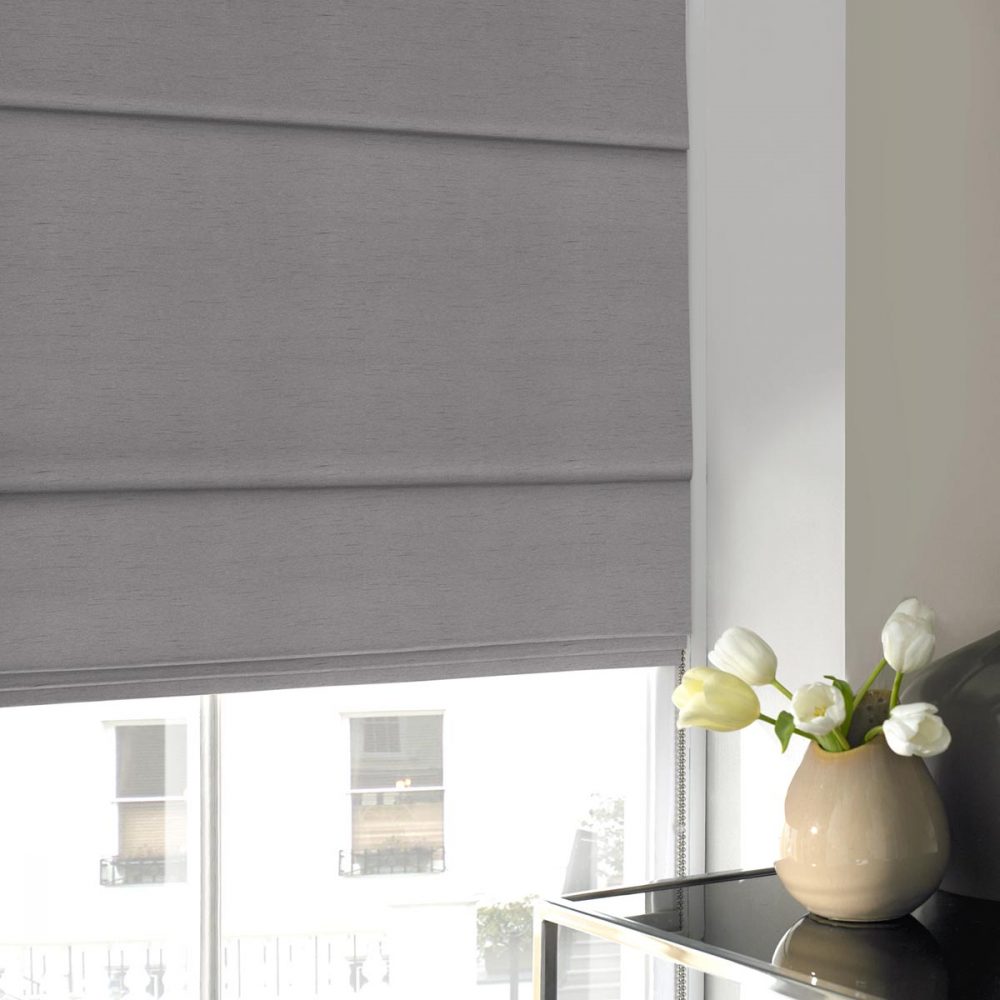 Albany Platinum Roman Blind