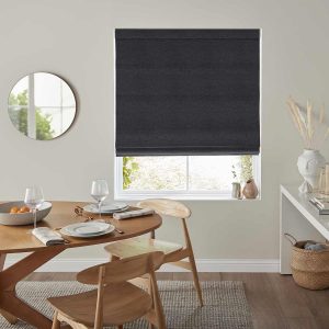 Boston Charcoal Roman Blind