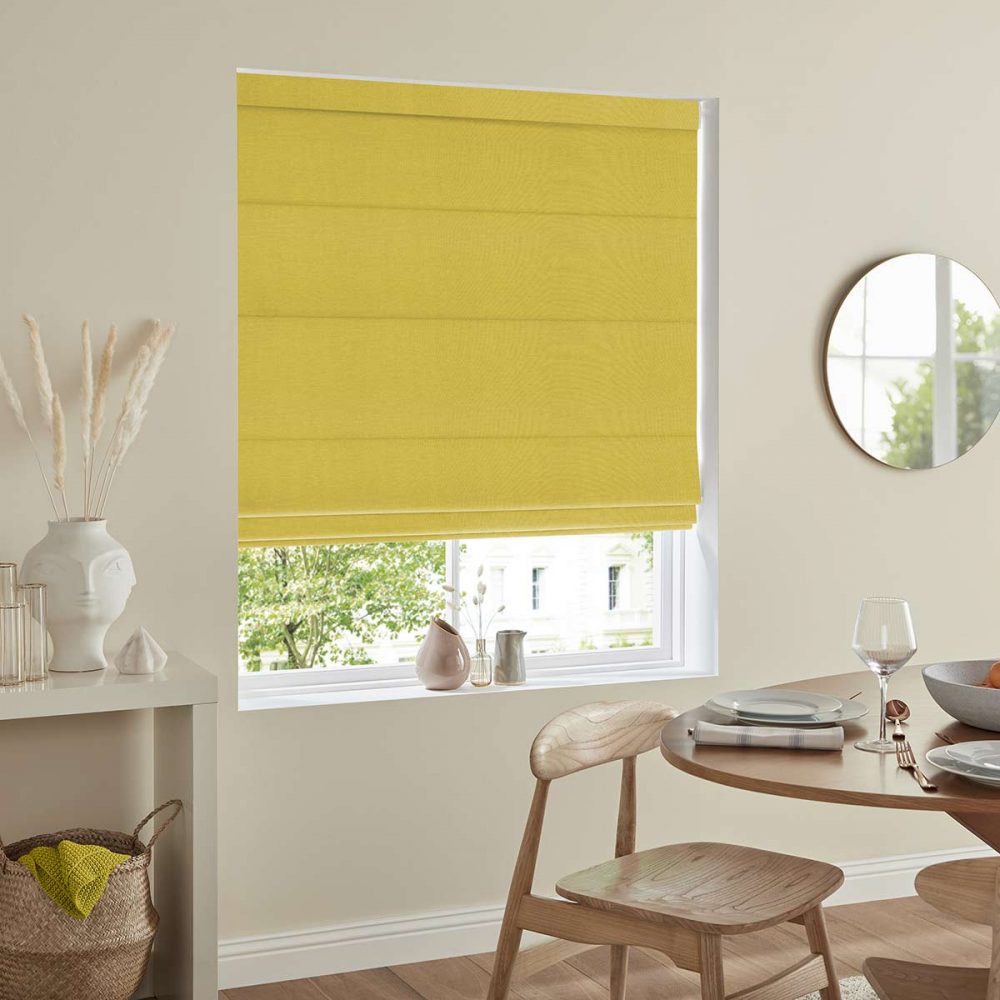 Boston Sunflower Roman Blind