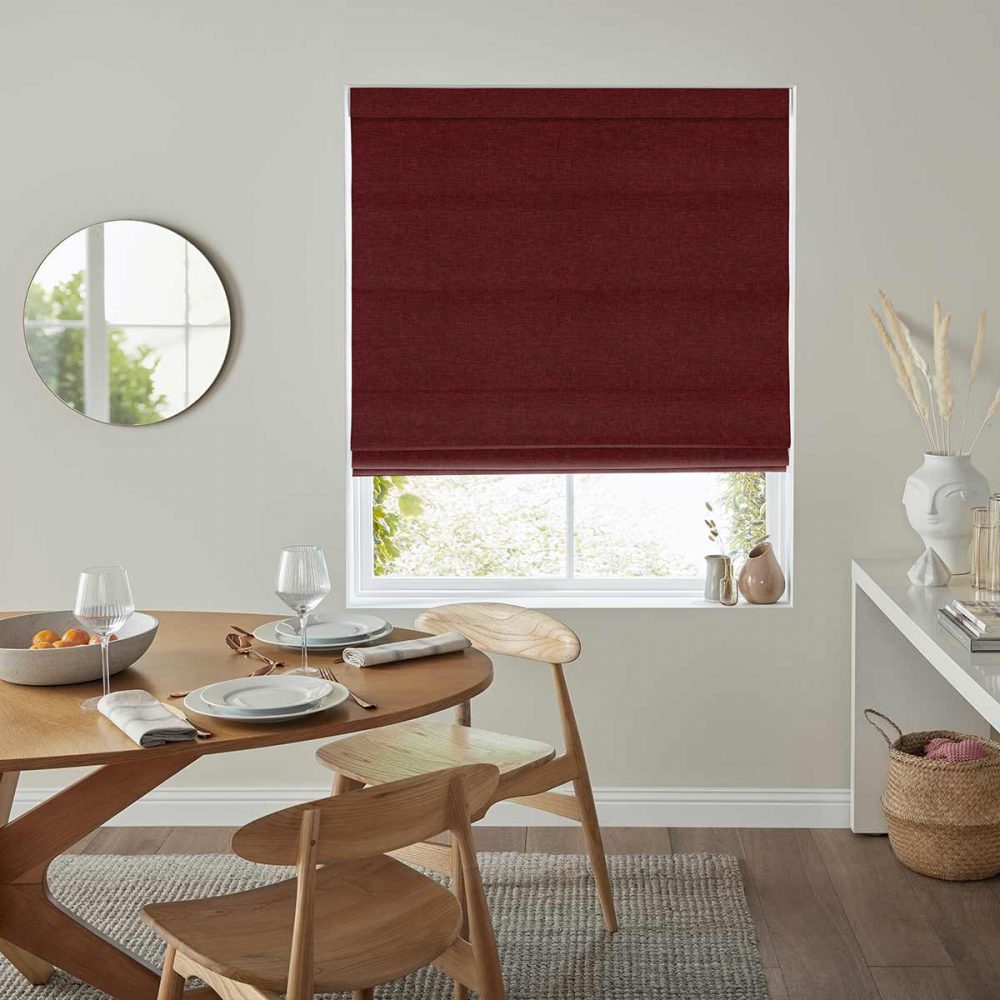 Boston Merlot Roman Blind