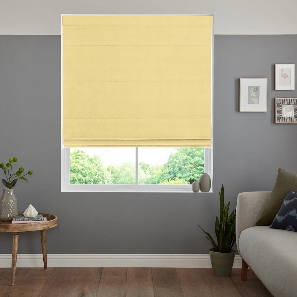 Salem Buttercup Roman Blind