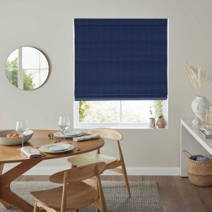 Salem Indigo Roman Blind