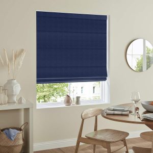 Salem Indigo Roman Blind