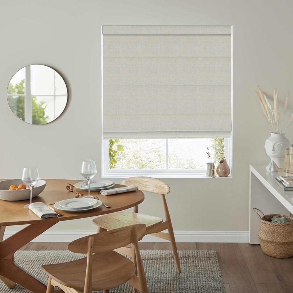 Seattle Ivory Roman Blind