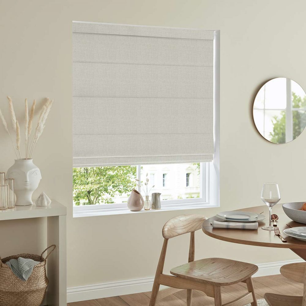 Seattle Ivory Roman Blind