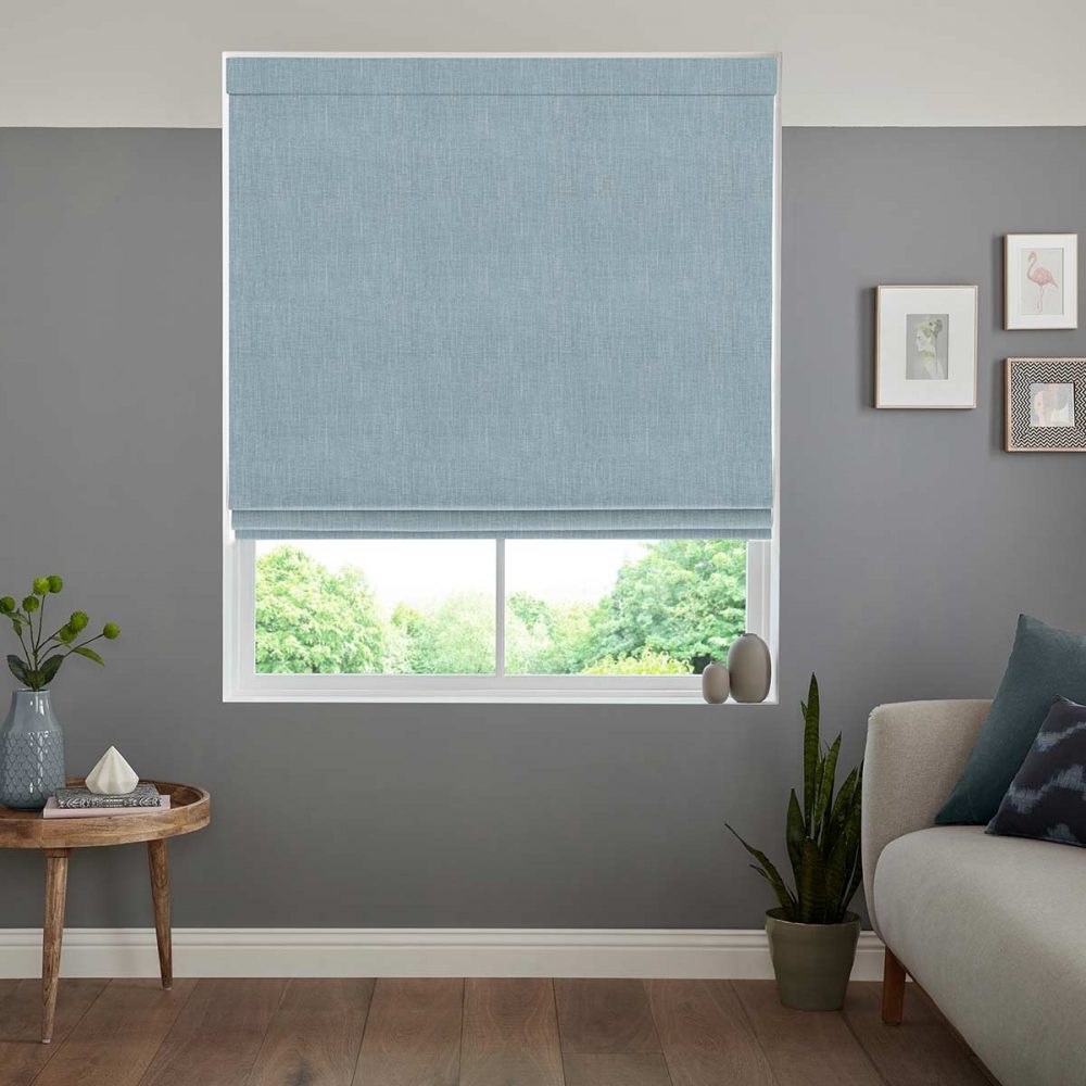 Seattle Sage Roman Blind