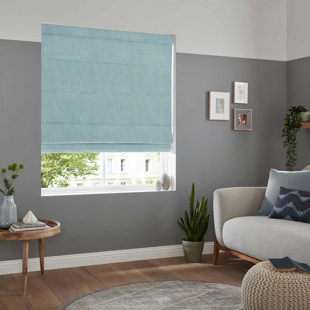 Seattle Sage Roman Blind