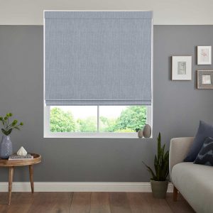 Seattle Fog Roman Blind