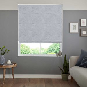 Miami Silver Roman Blind