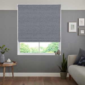 Miami Slate Roman Blind