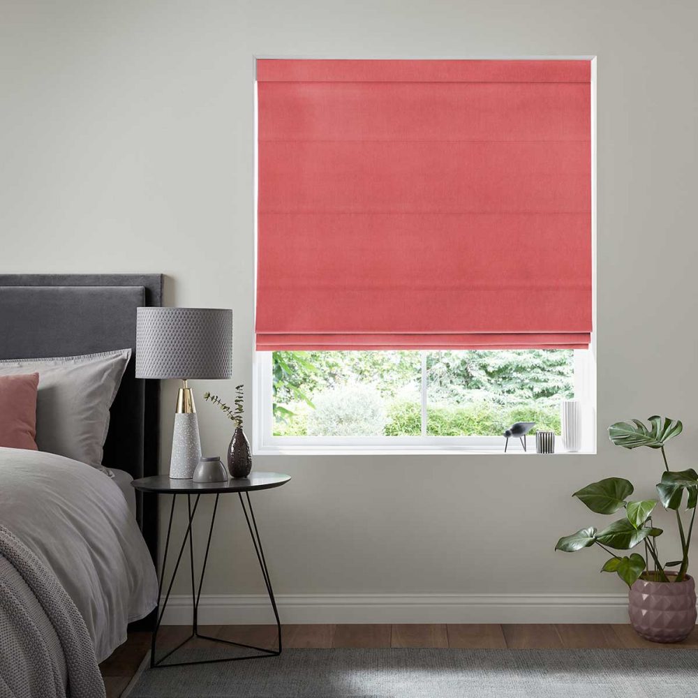 Denver Strawberry Roman Blind