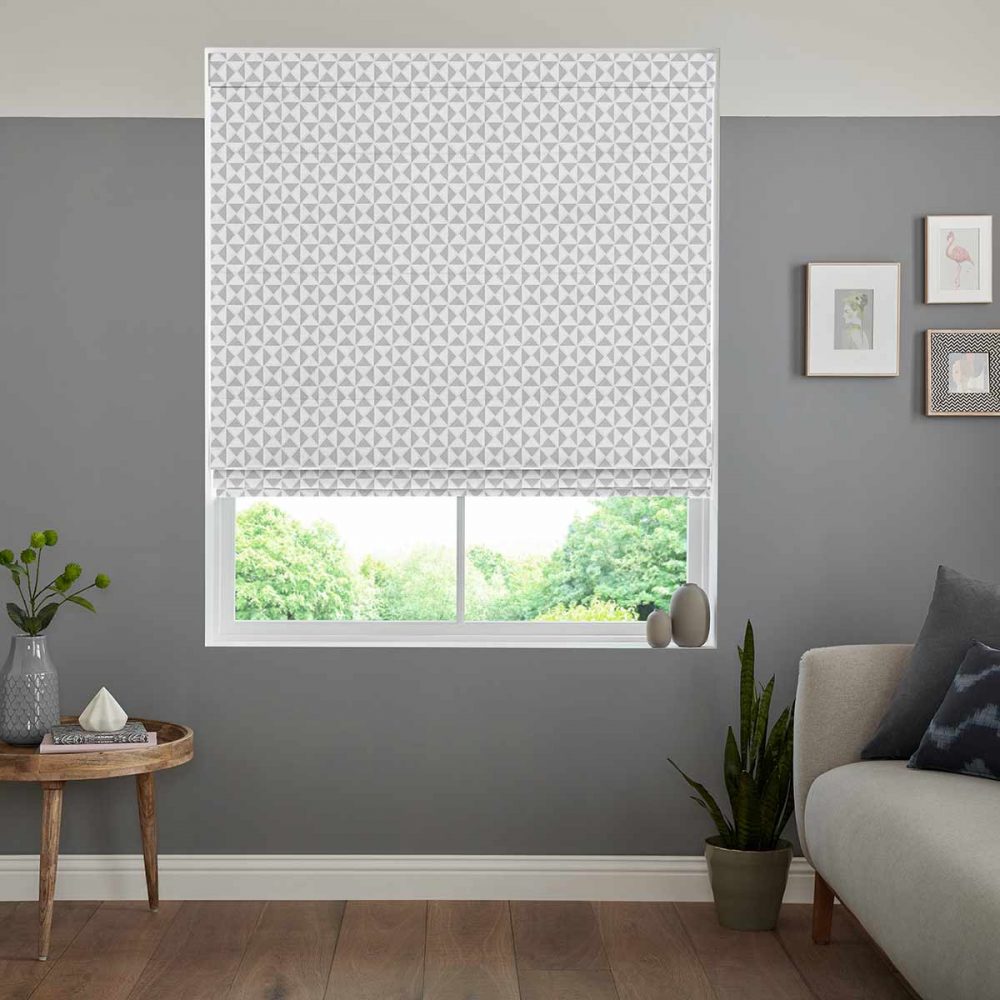 Apollo Silver Roman Blind