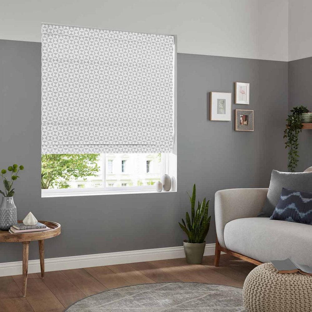 Apollo Silver Roman Blind