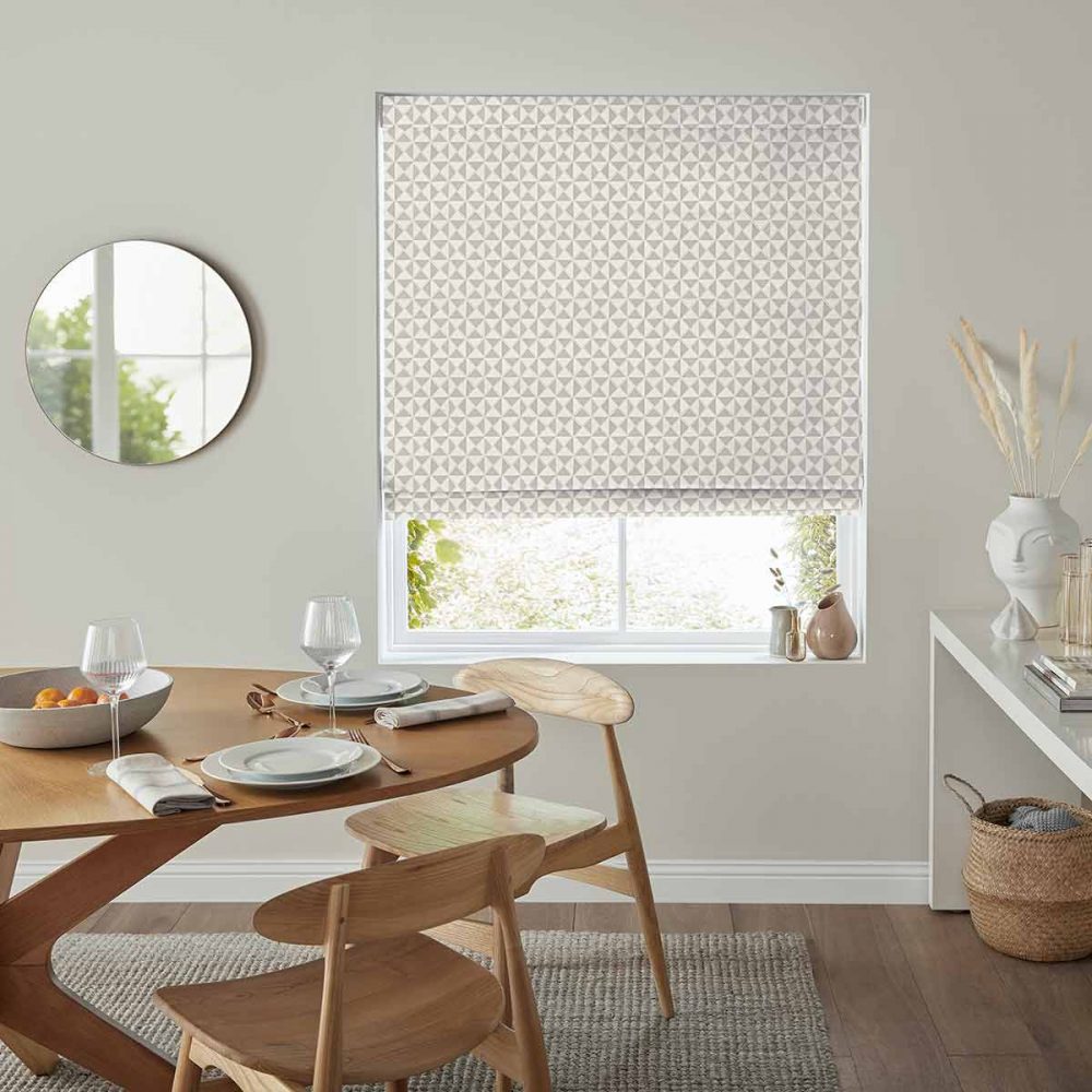 Apollo Graphite Roman Blind