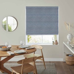 Miami Indigo Roman Blind