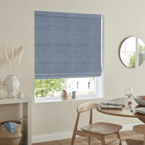 Miami Indigo Roman Blind