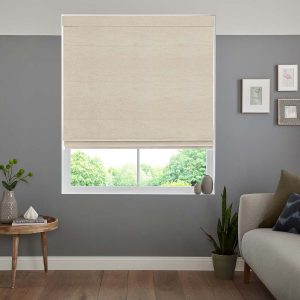 Miami Cream Roman Blind