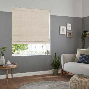 Miami Cream Roman Blind