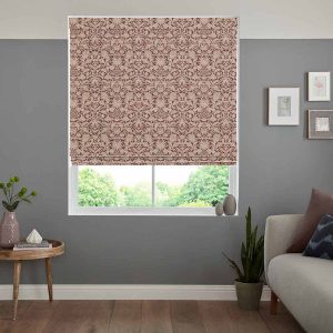 Highclere Claret Roman Blind