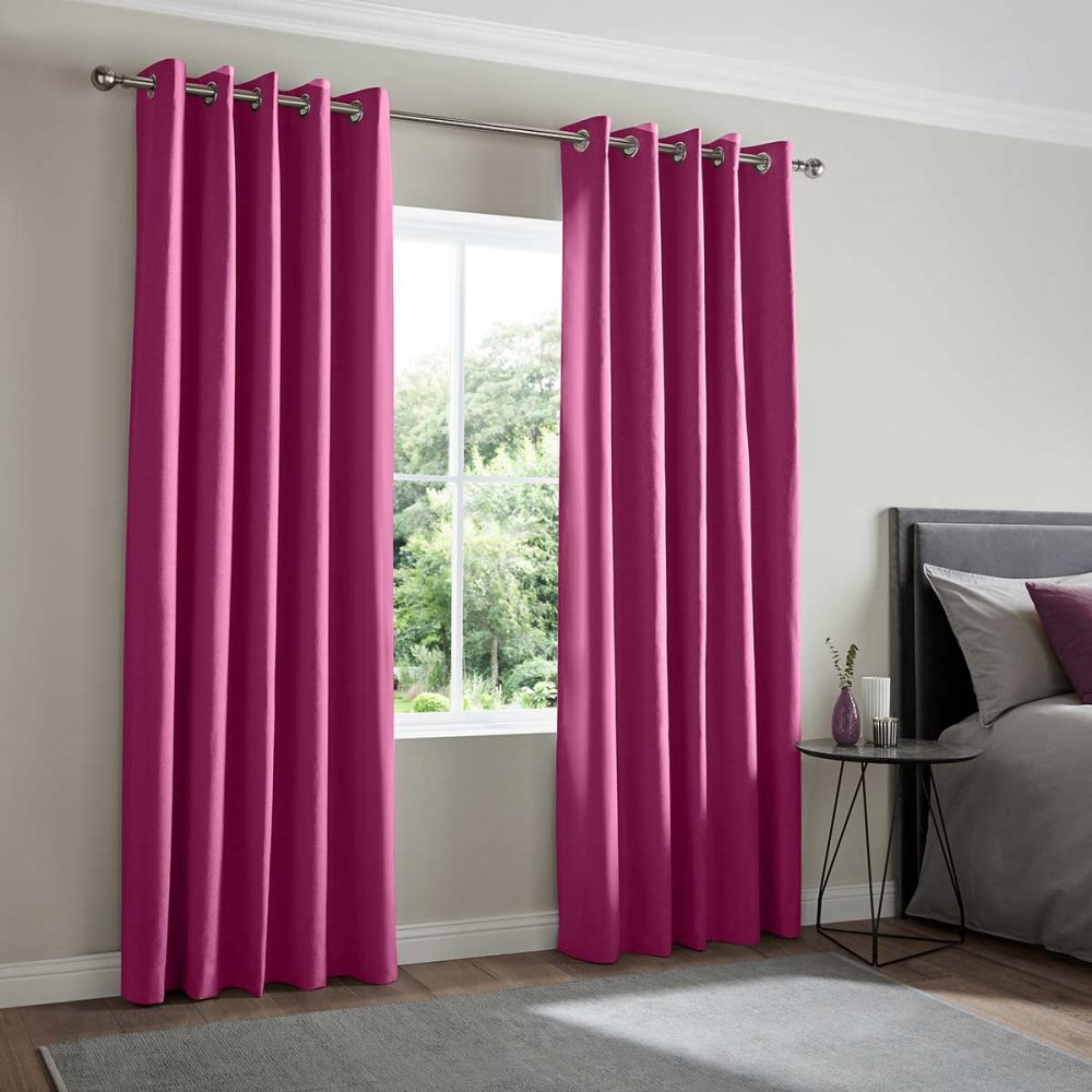 Orianna Fuchsia Curtain