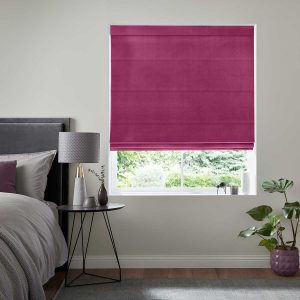 Orianna  Fuchsia Roman Blind