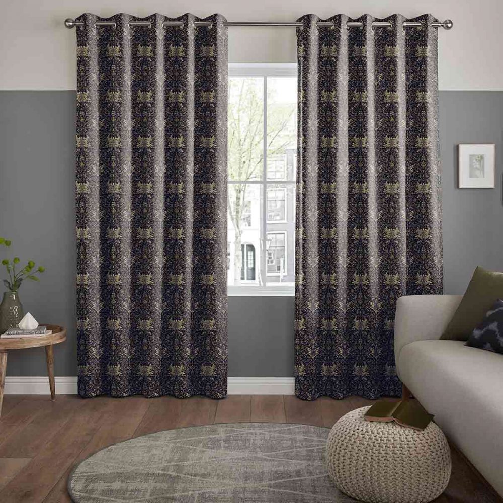 Talbot Plum Curtain