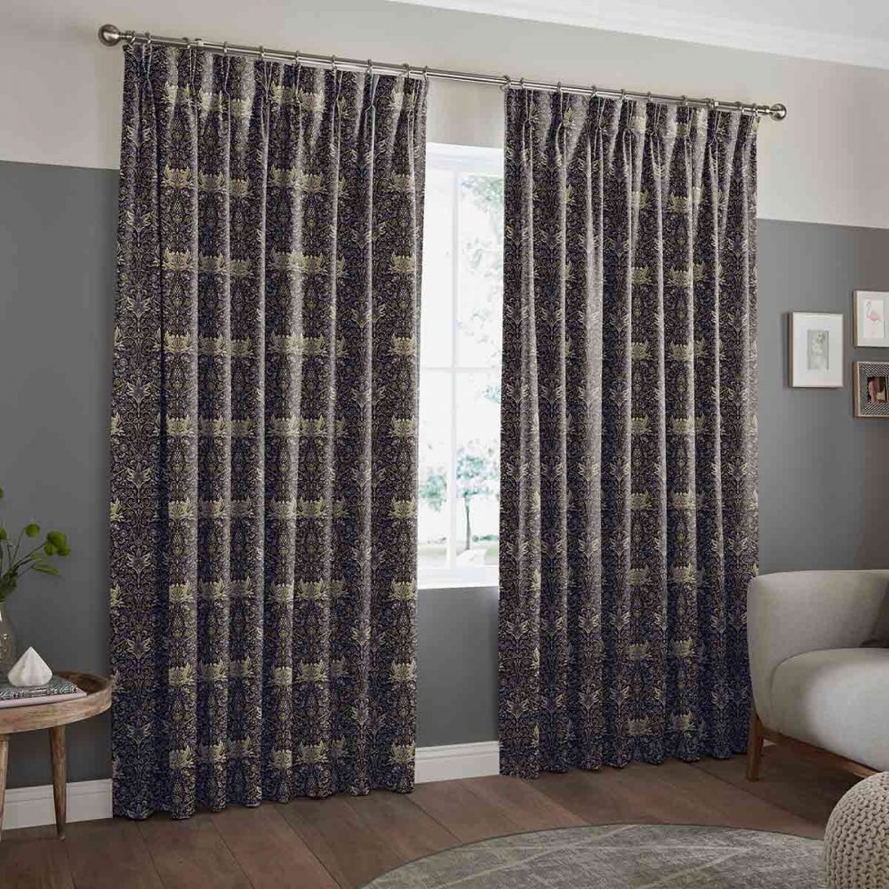 Talbot Plum Curtain