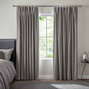 Celeste Graphite Curtain