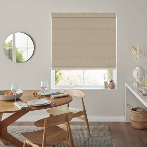 Celeste  Taupe Roman Blind