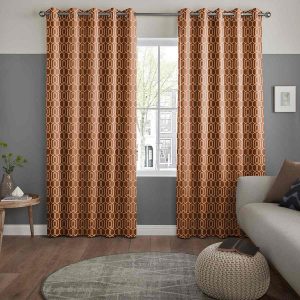 Eleanor Terracotta Curtain