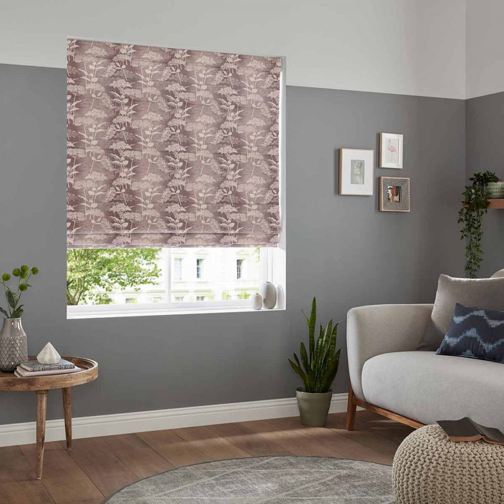 Vivienne  Rose Gold Roman Blind