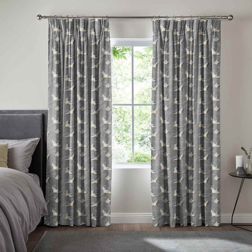 Mila Slate Curtain