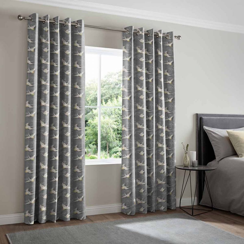 Mila Slate Curtain