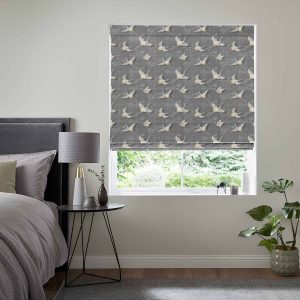 Mila  Slate Roman Blind