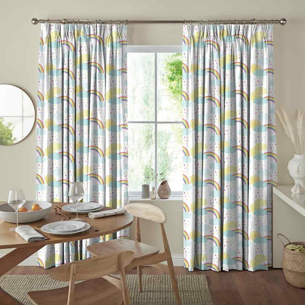 Rainbow Skies Multi Curtain