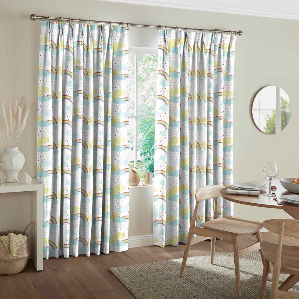 Rainbow Skies Multi Curtain