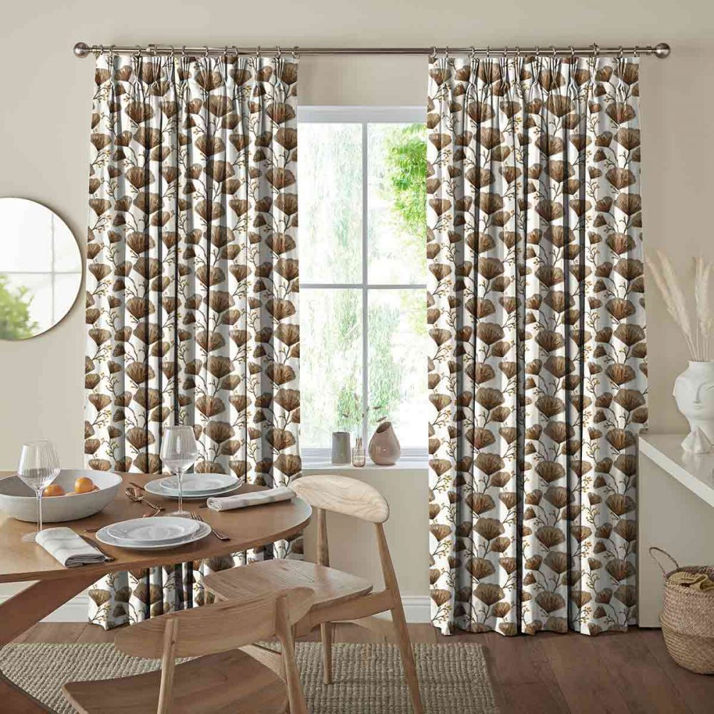 Sylvie Terracotta Curtain