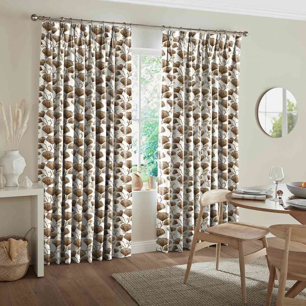 Sylvie Terracotta Curtain