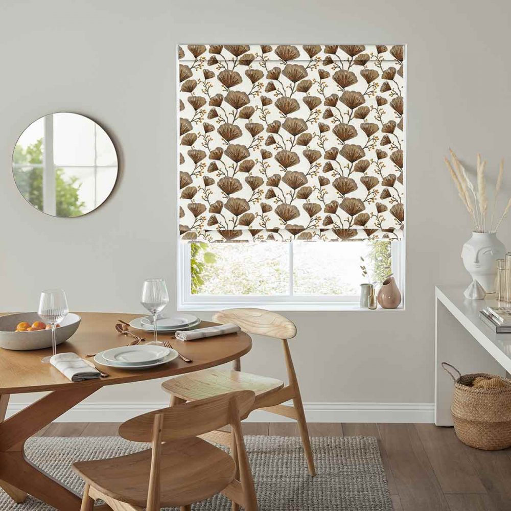 Sylvie  Terracotta Roman Blind