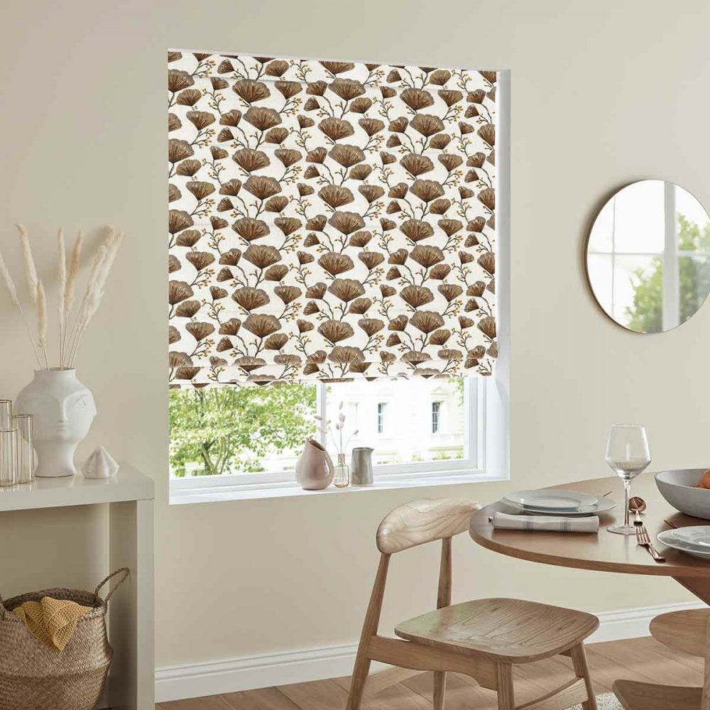 Sylvie  Terracotta Roman Blind