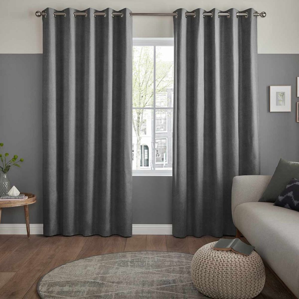 Cassandra Slate Curtain